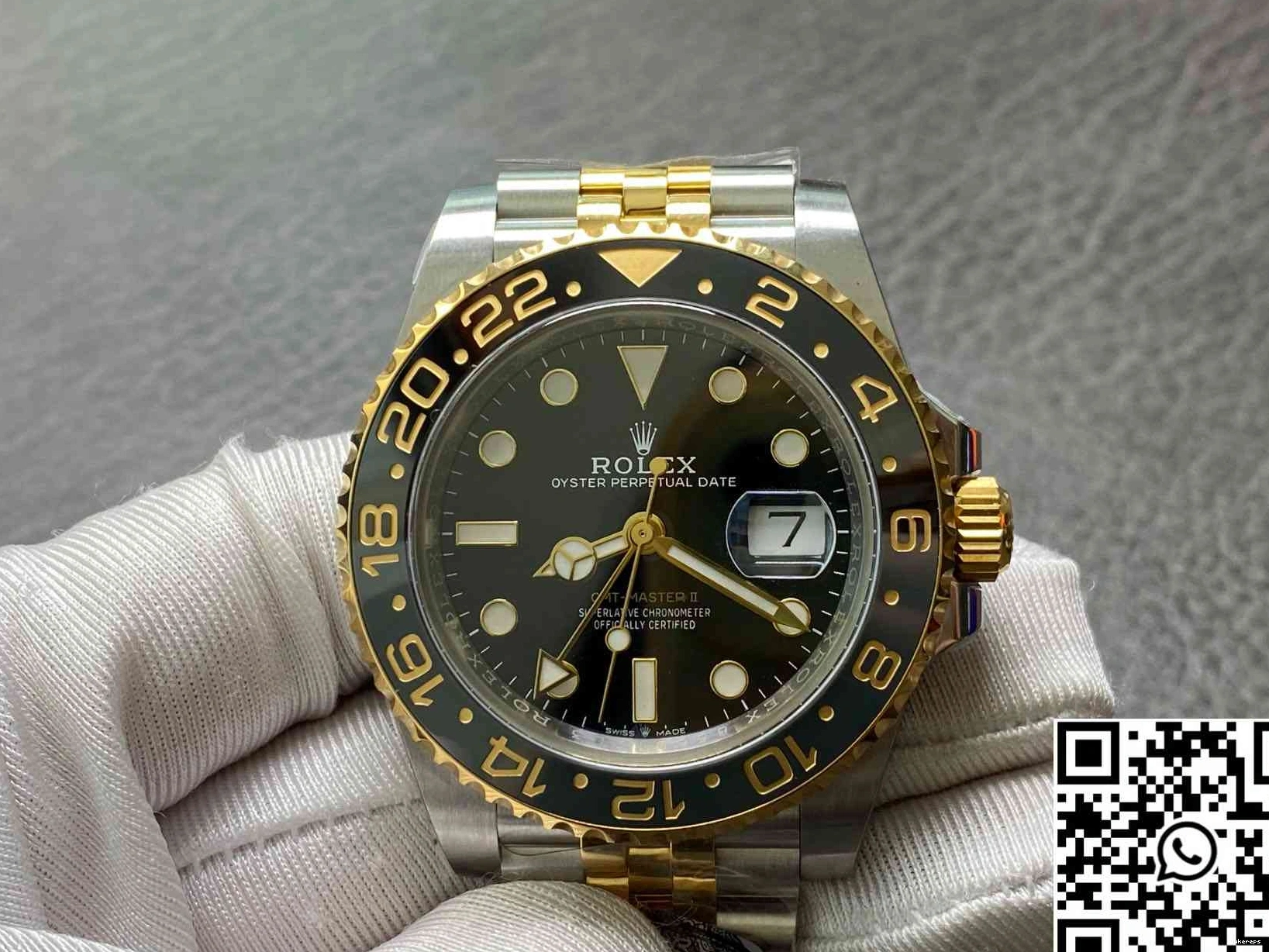Rolex Dial Master II GMT Clean Black Factory M126713grnr-0001 0219
